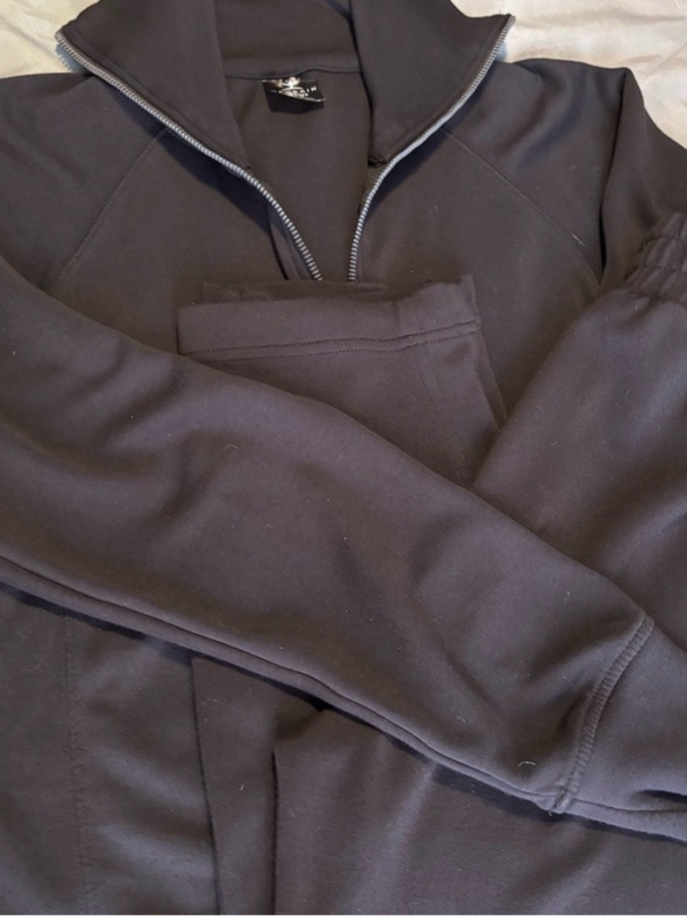 Danskin Black Zip-Up pant set